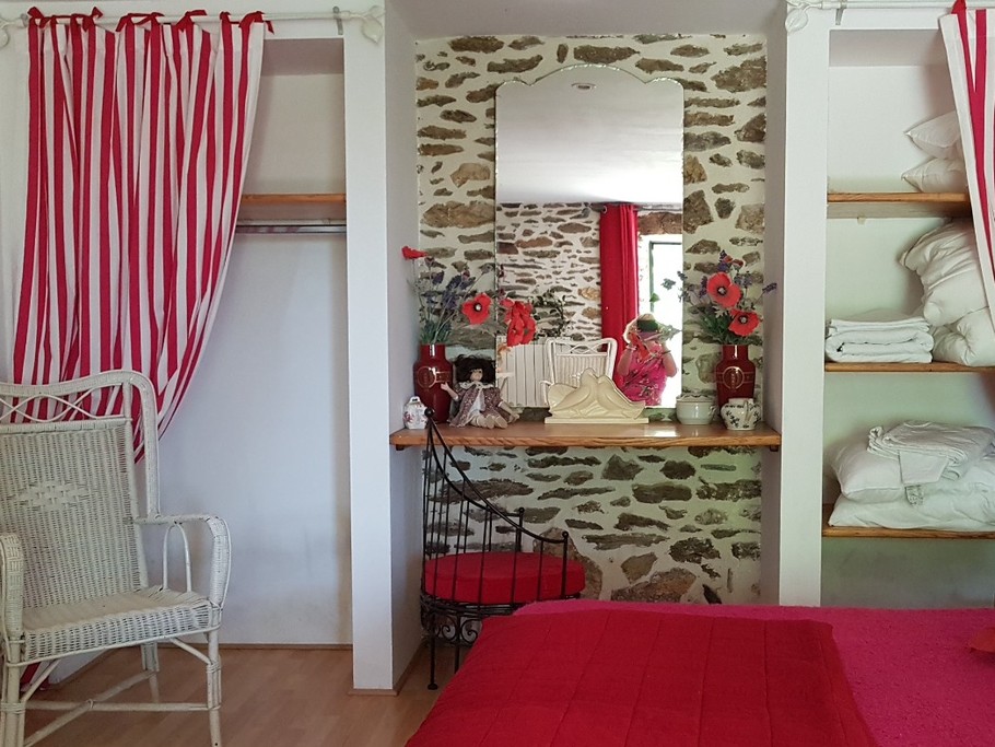 Chambre au RDC avec 2 lits en 1,40