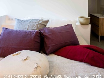 A l'Ombre du Sorbier Suite du Haut Draps en coton lavé