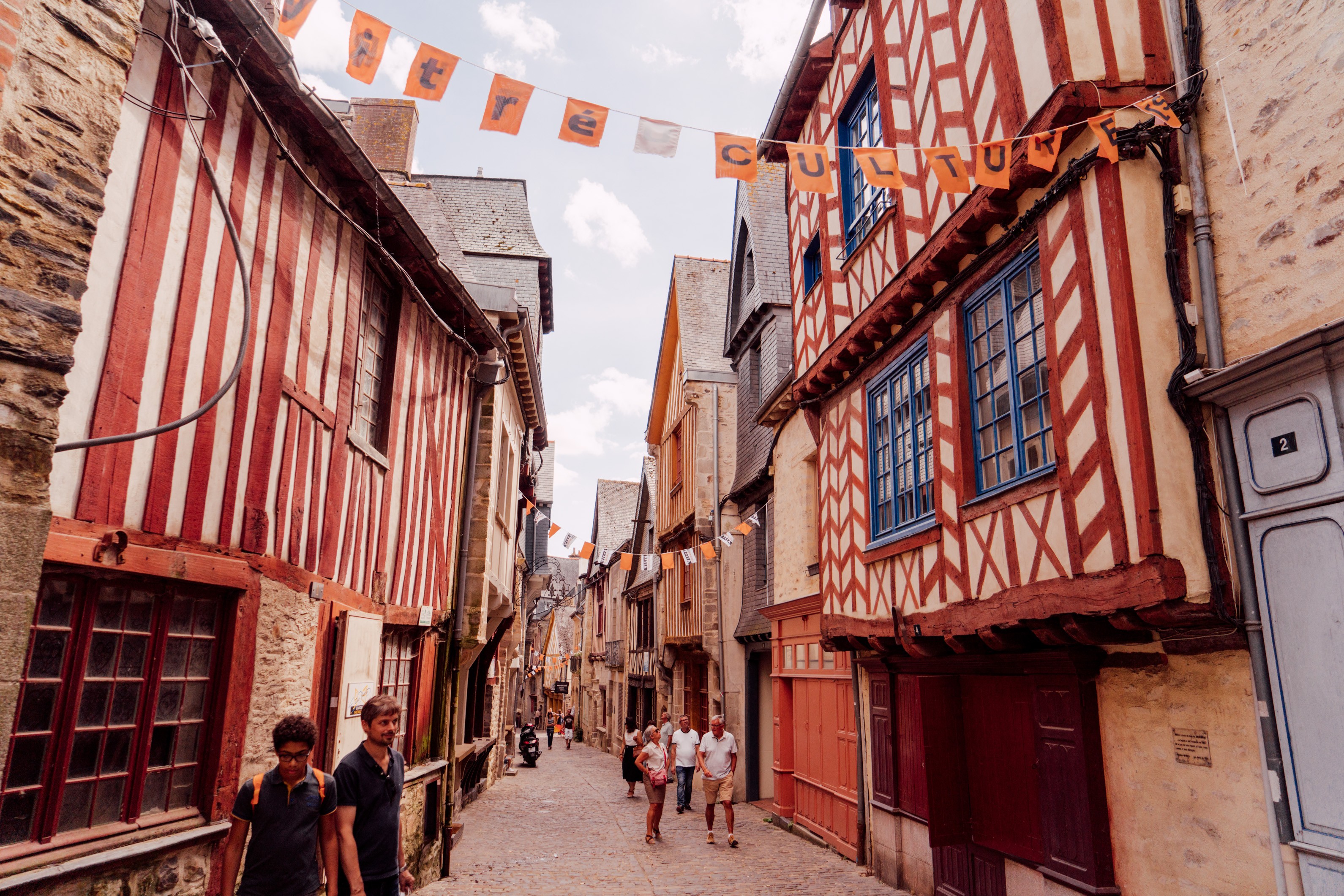 Ruelle datant du Moyen-âge à Vitré