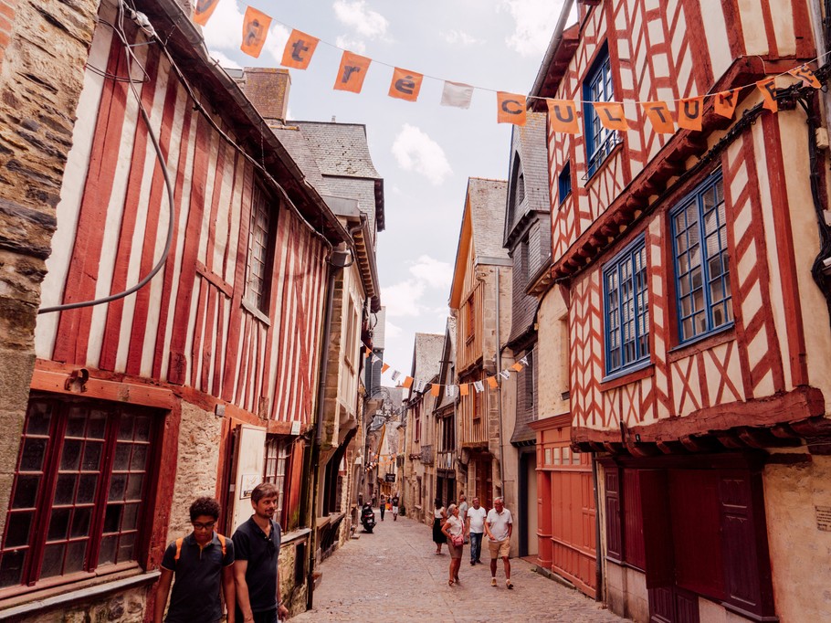 Ruelle datant du Moyen-âge à Vitré