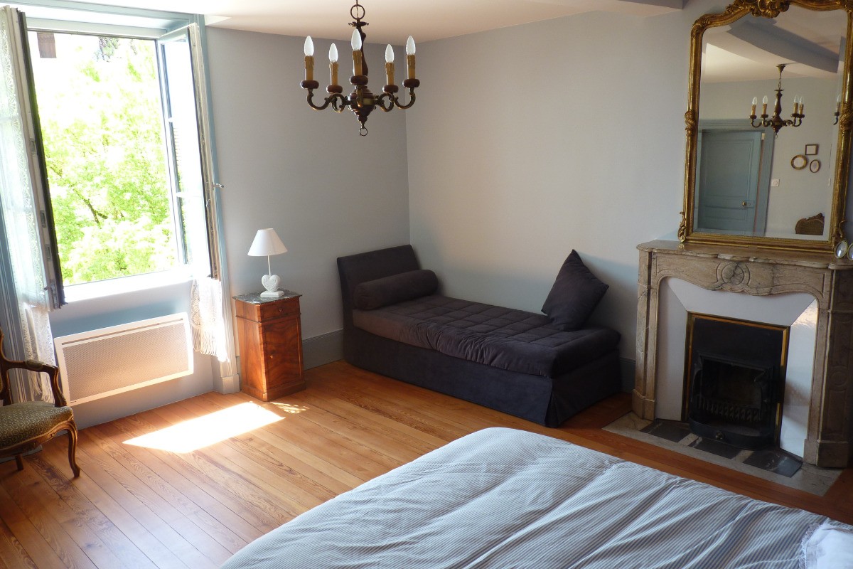 Chambre bleue