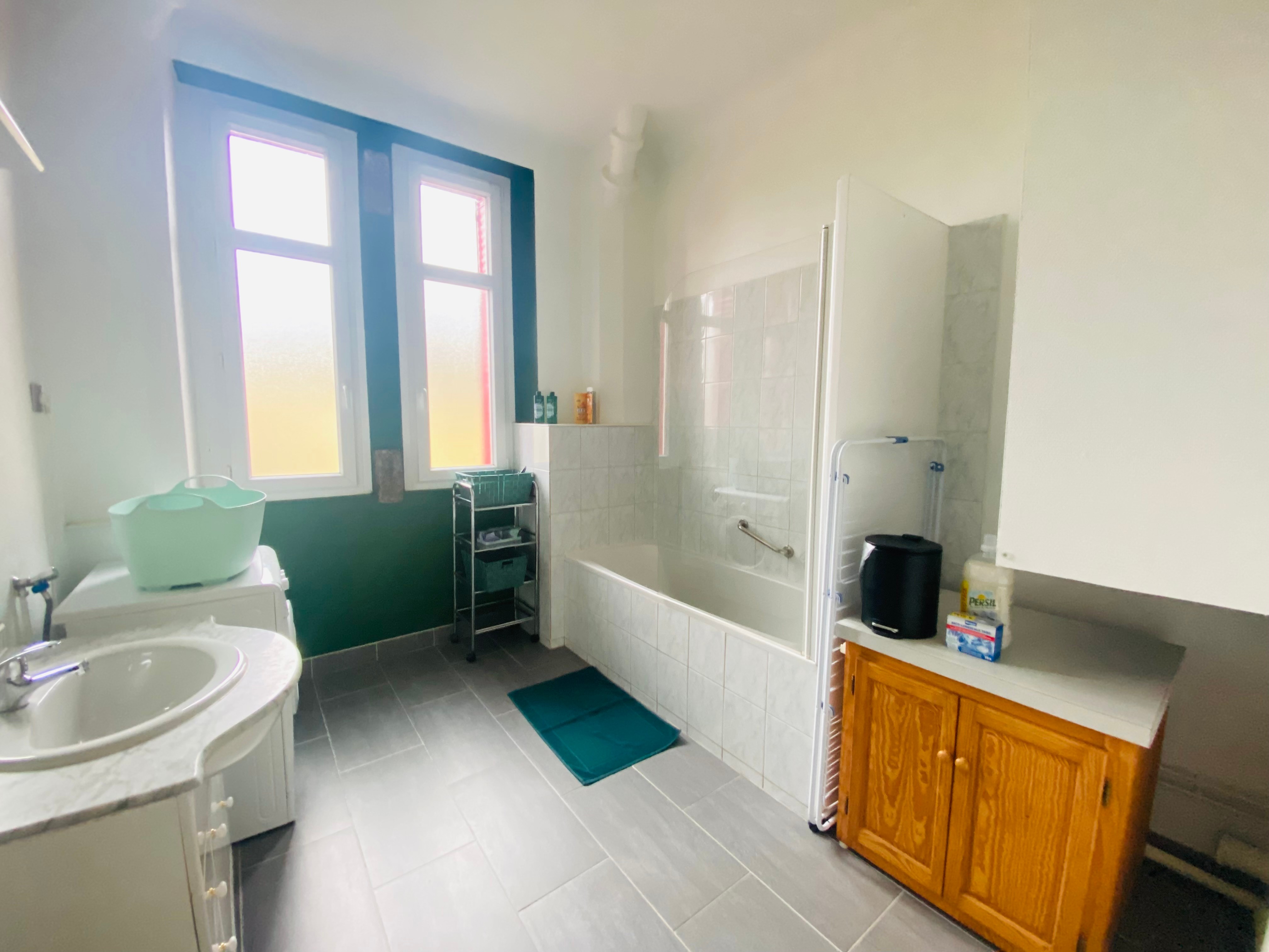 La salle de bain - Gite vert, domaine de Granit