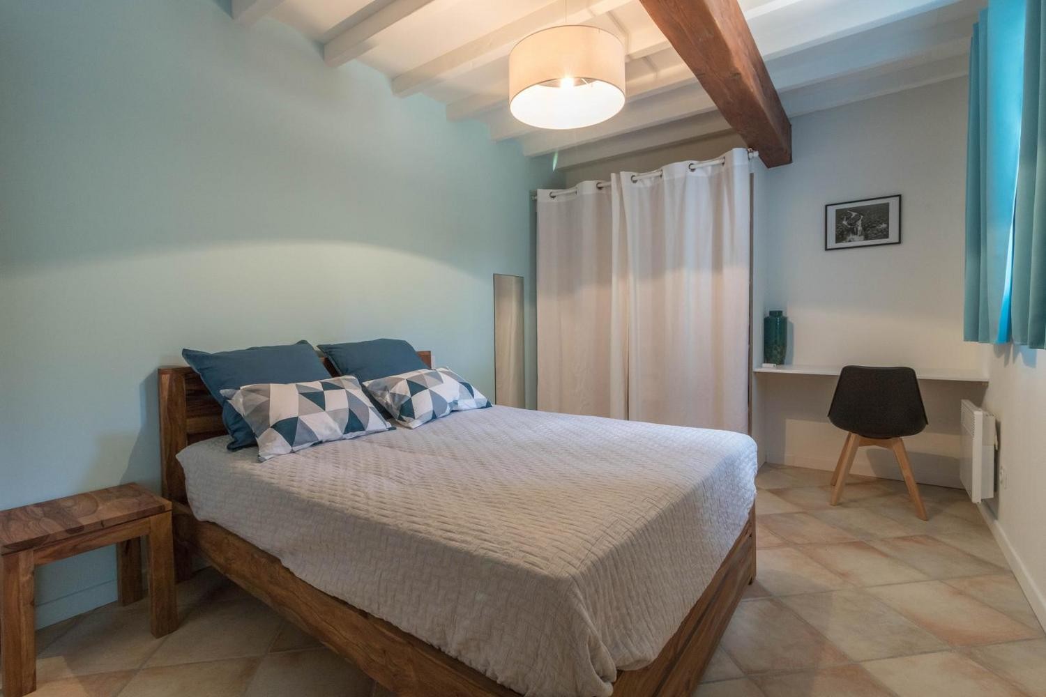 1st bedroom ground floor double bed 140