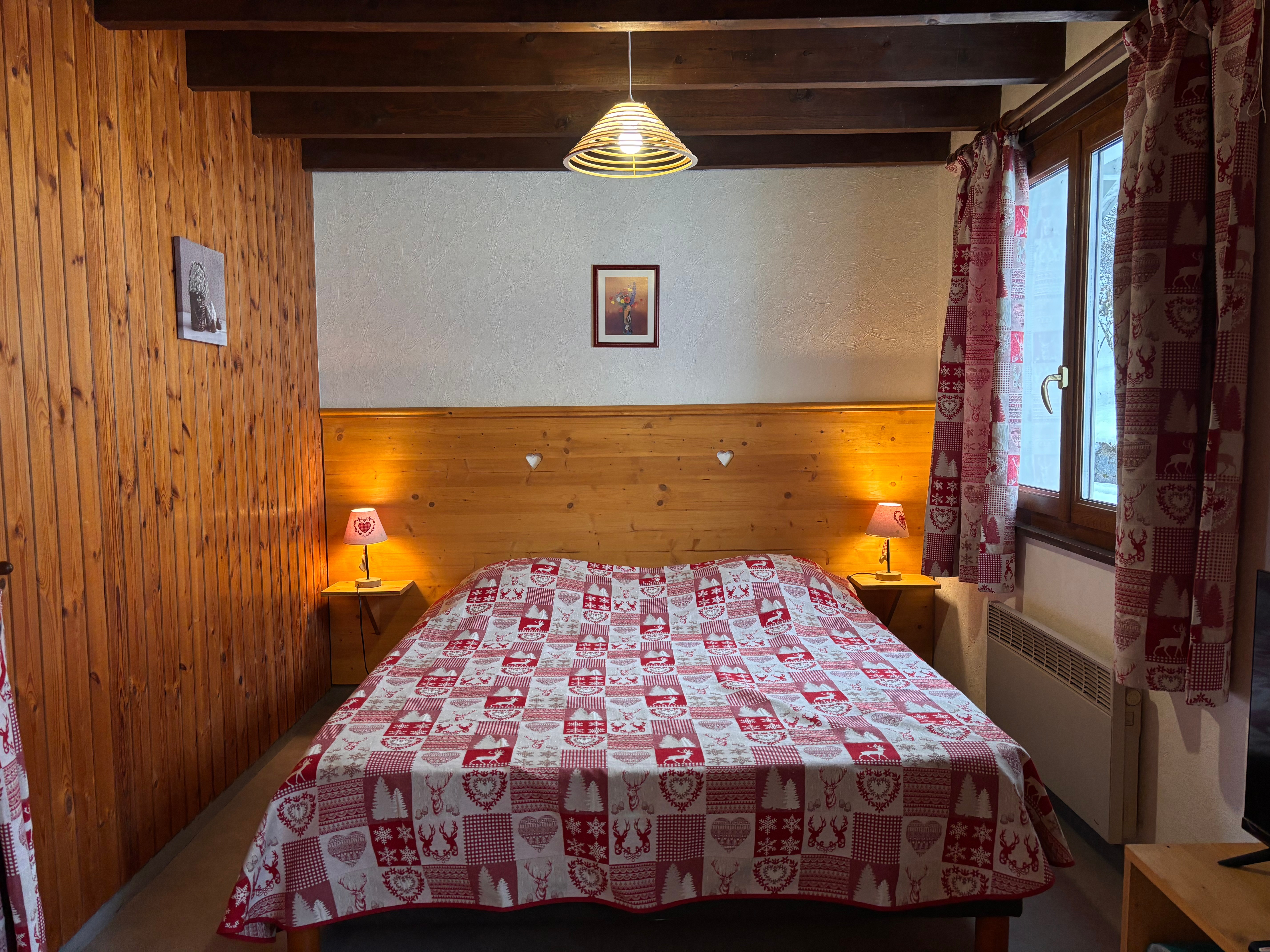 Chambre avec espace salon  - Chalet Le Piena - La Bresse