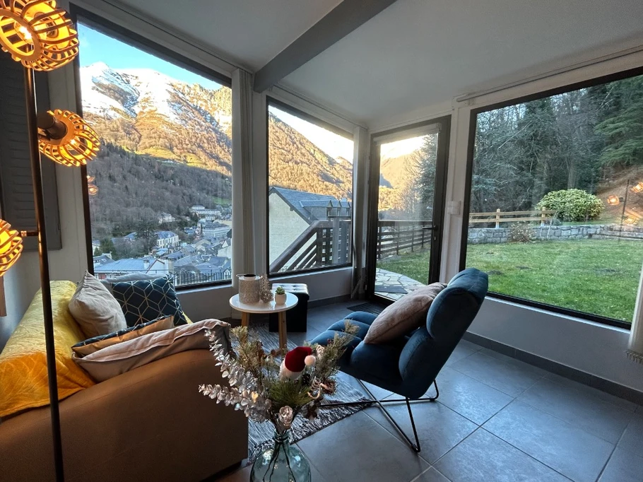 Vue extérieure de la véranda