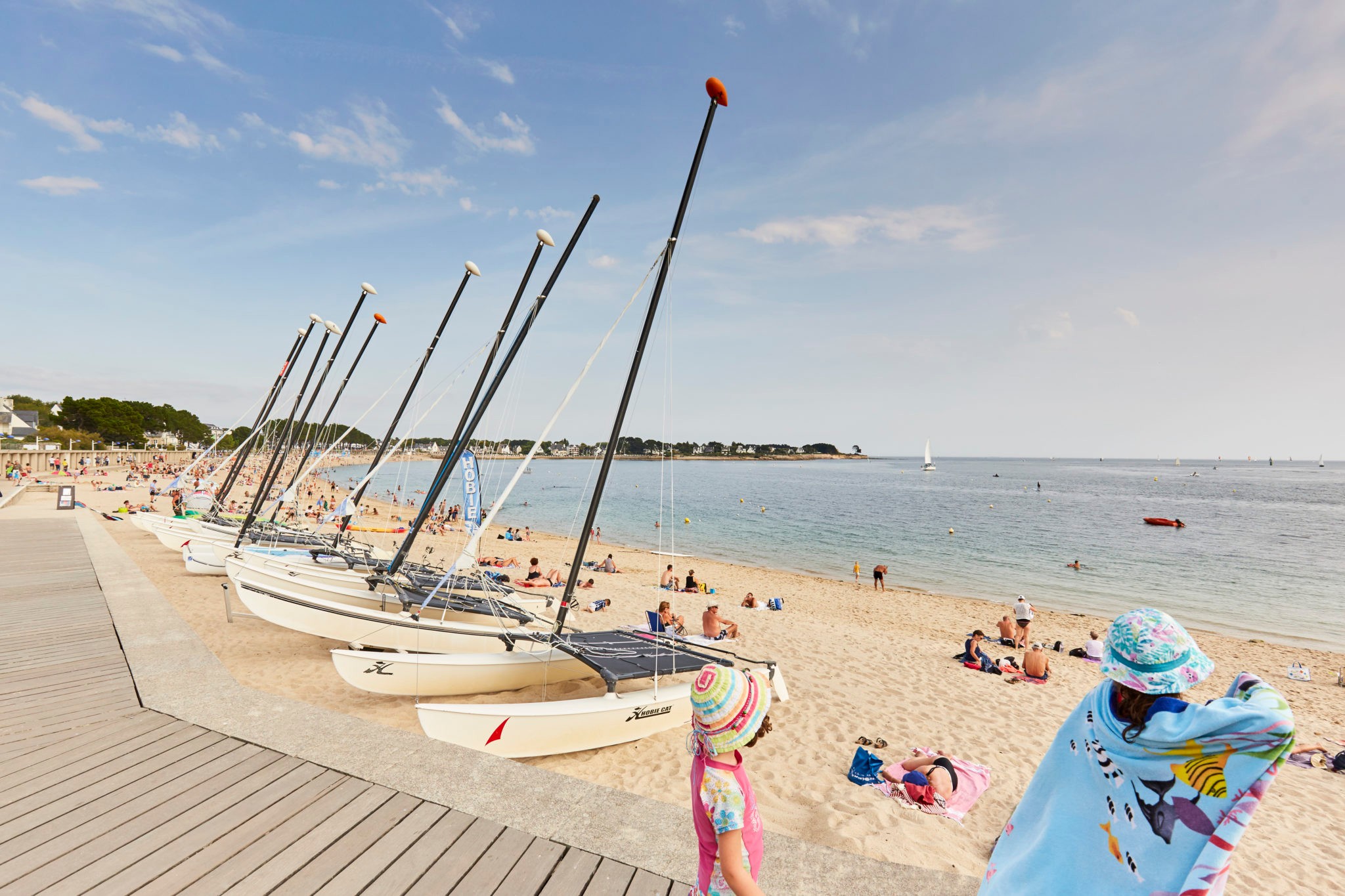 plage du Trez à Bénodet