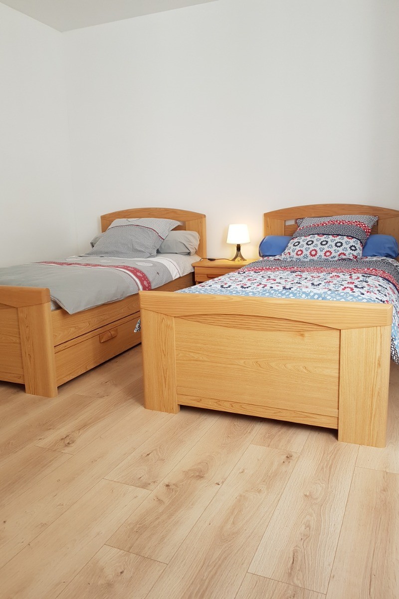 Chambre pour 2 personnes (2 lits 90 x 200 cm)