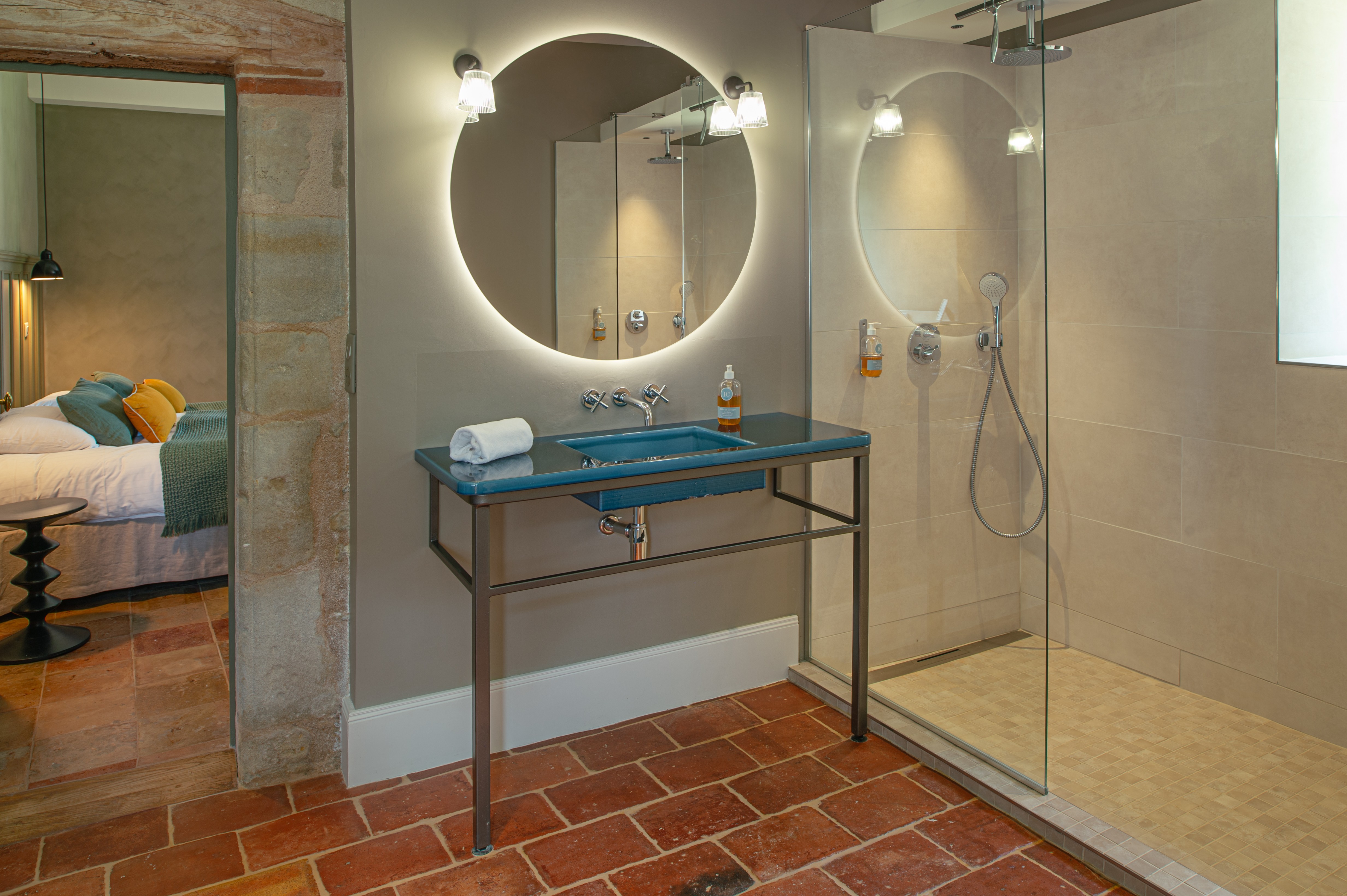 la Bélonie - Tarn - Occitanie - Chambre Serpolet - salle de bain