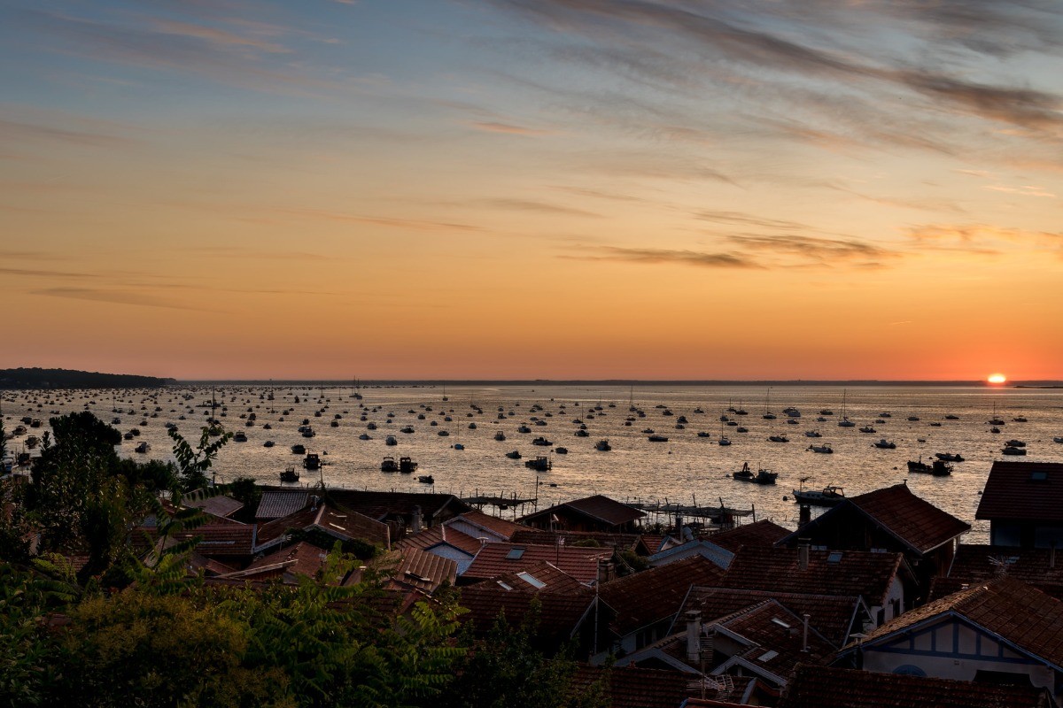 Le Bassin d'Arcachon proche de Tresses