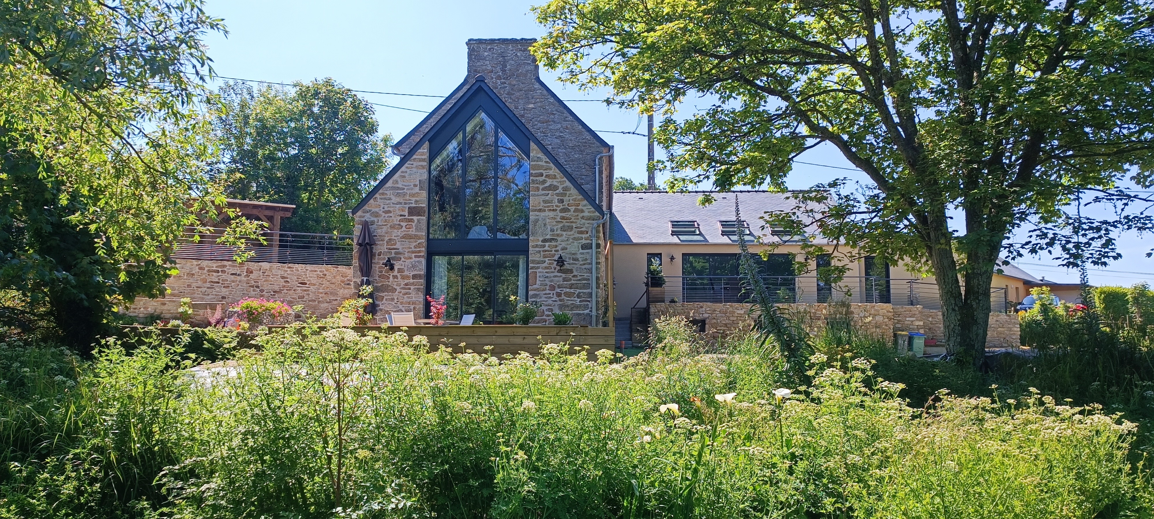 Front of the villa