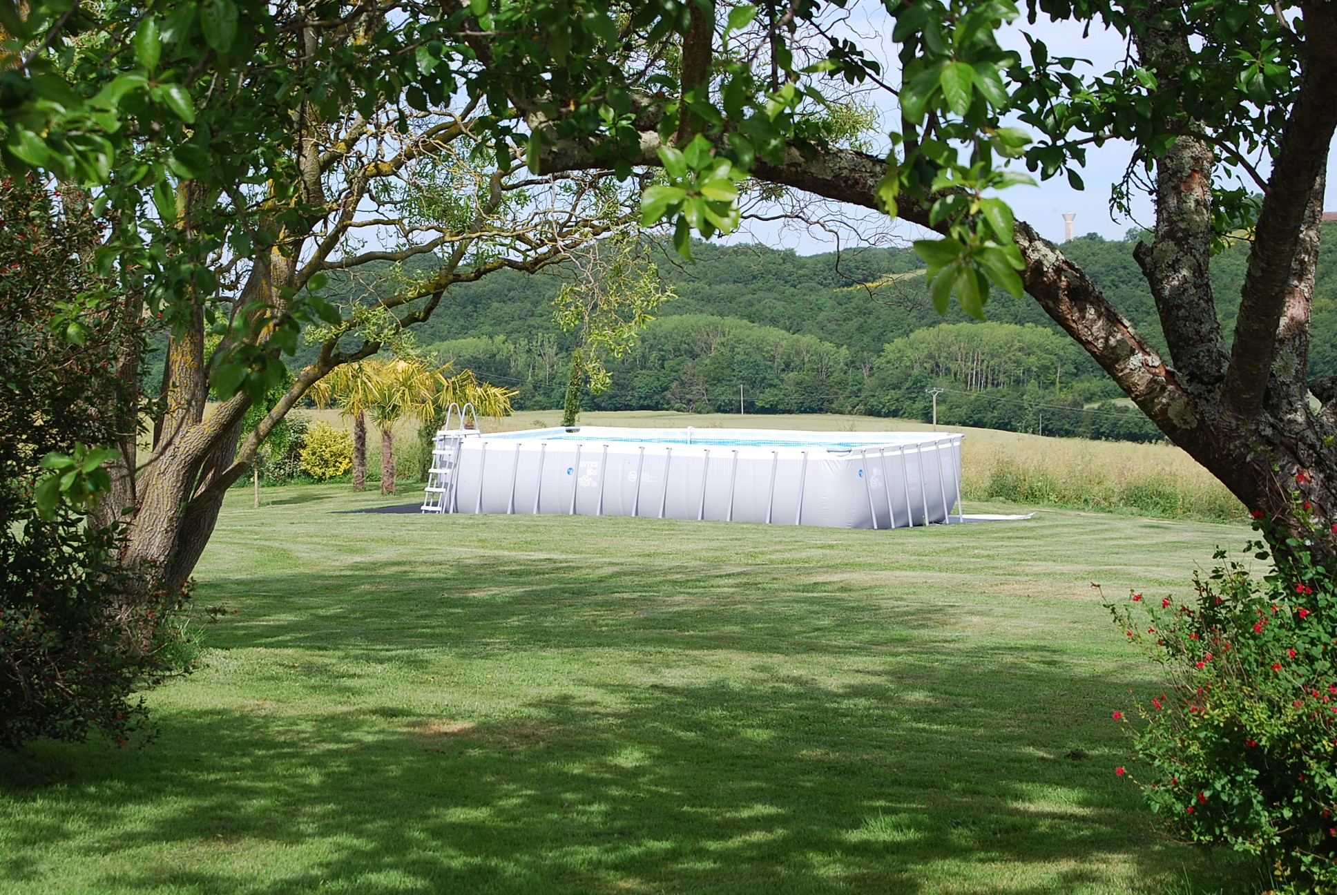 La piscine.