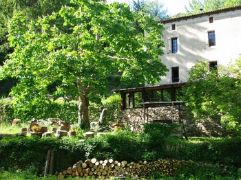 Vue du gîte la Magnanerie