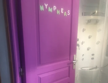 Salle de bains du gîte Nymphéas
