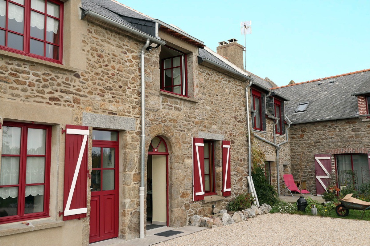 South facade of the house