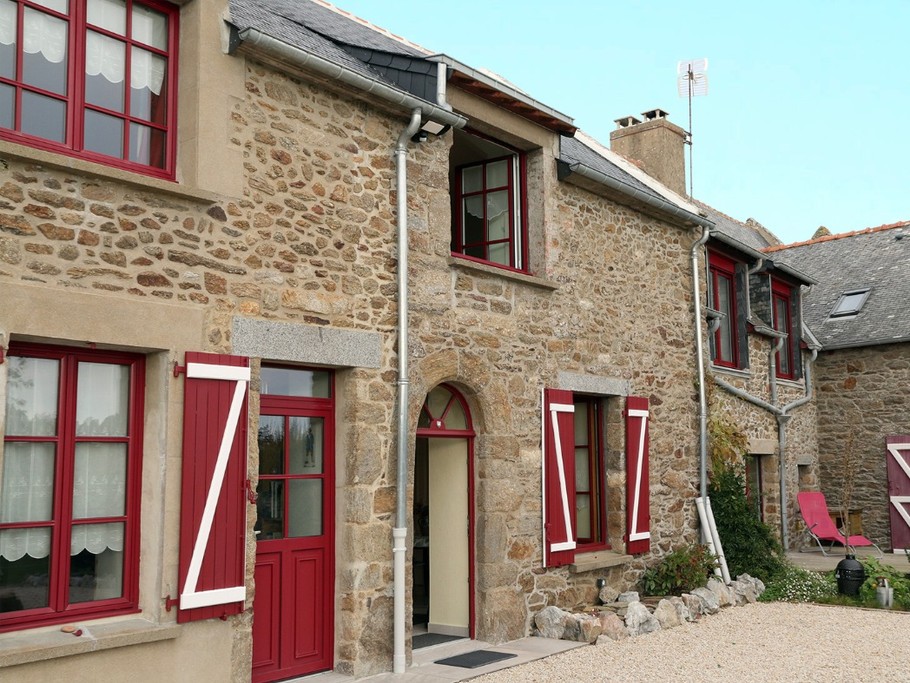 South facade of the house