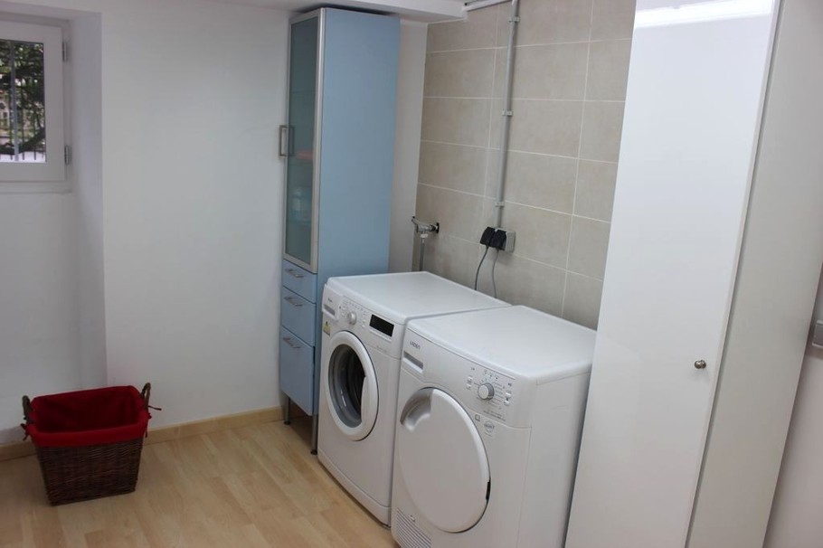 Buanderie en rez-de-jardin