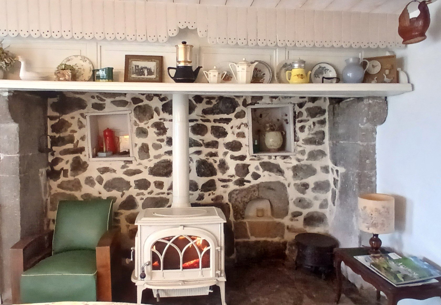 Anna's gîte: the living room