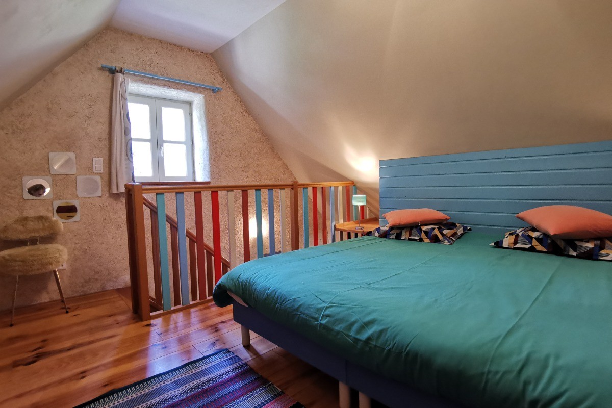 Chambre avec lit 180 en mezzanine