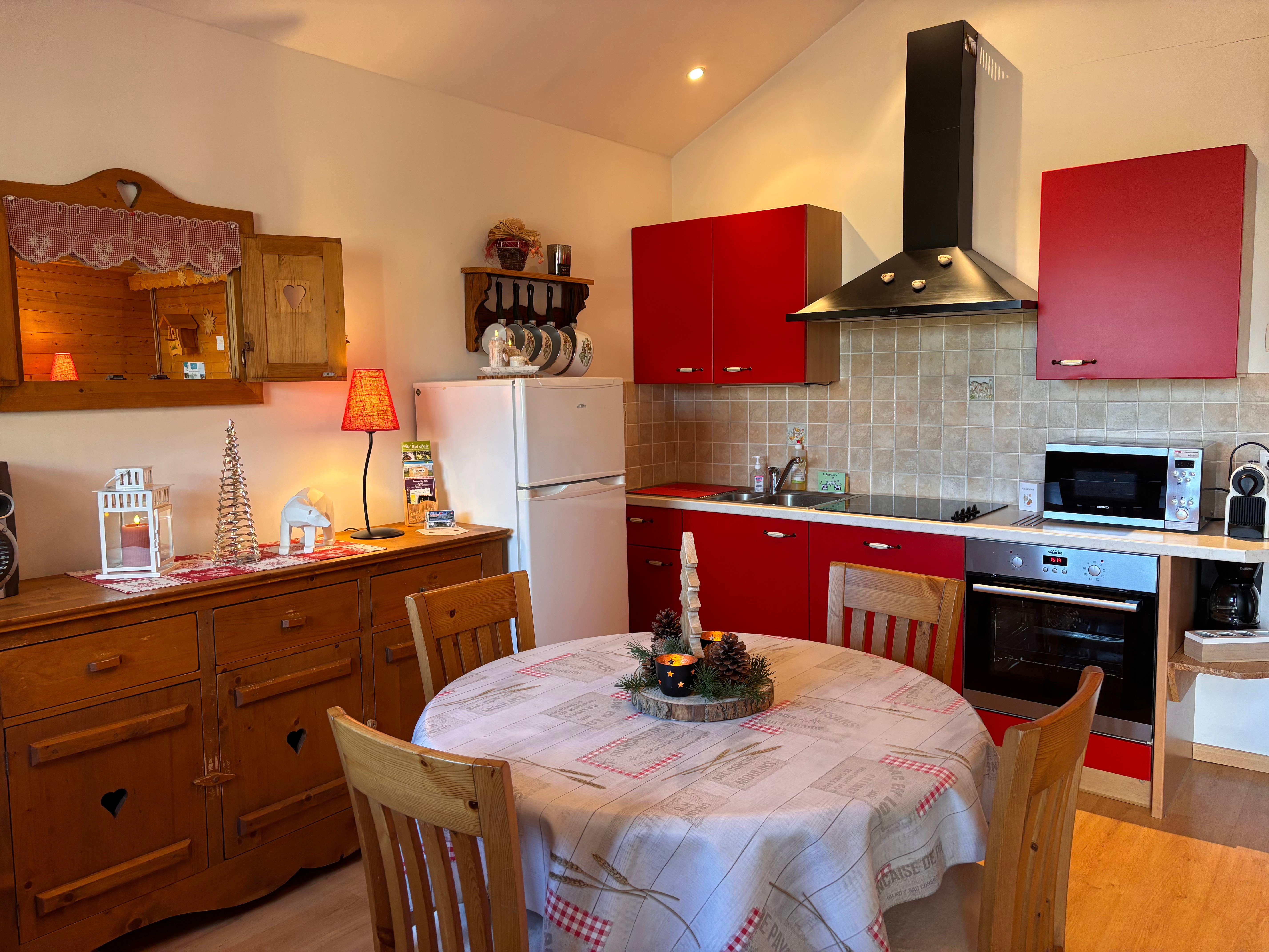 Séjour et cuisine - Appartement "Coup de Cœur" à Gérardmer