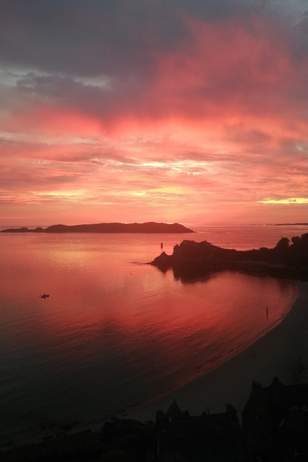 Levé de soleil vu du balcon