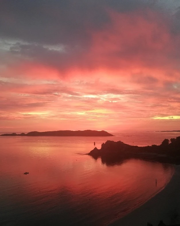 Levé de soleil vu du balcon