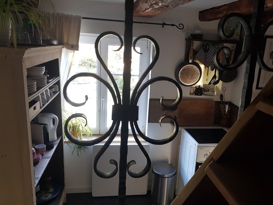 vue de l'escalier cuisine