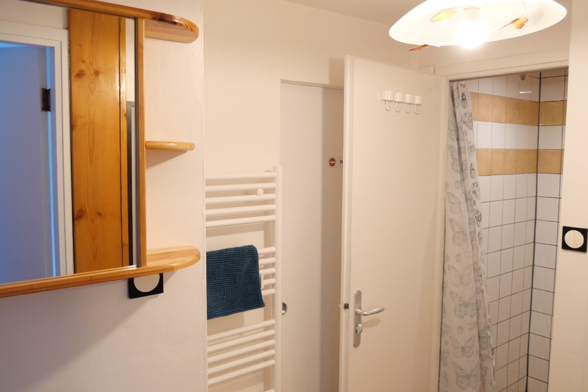 Salle de douche et WC gîte Myrtille - Marmonfosse