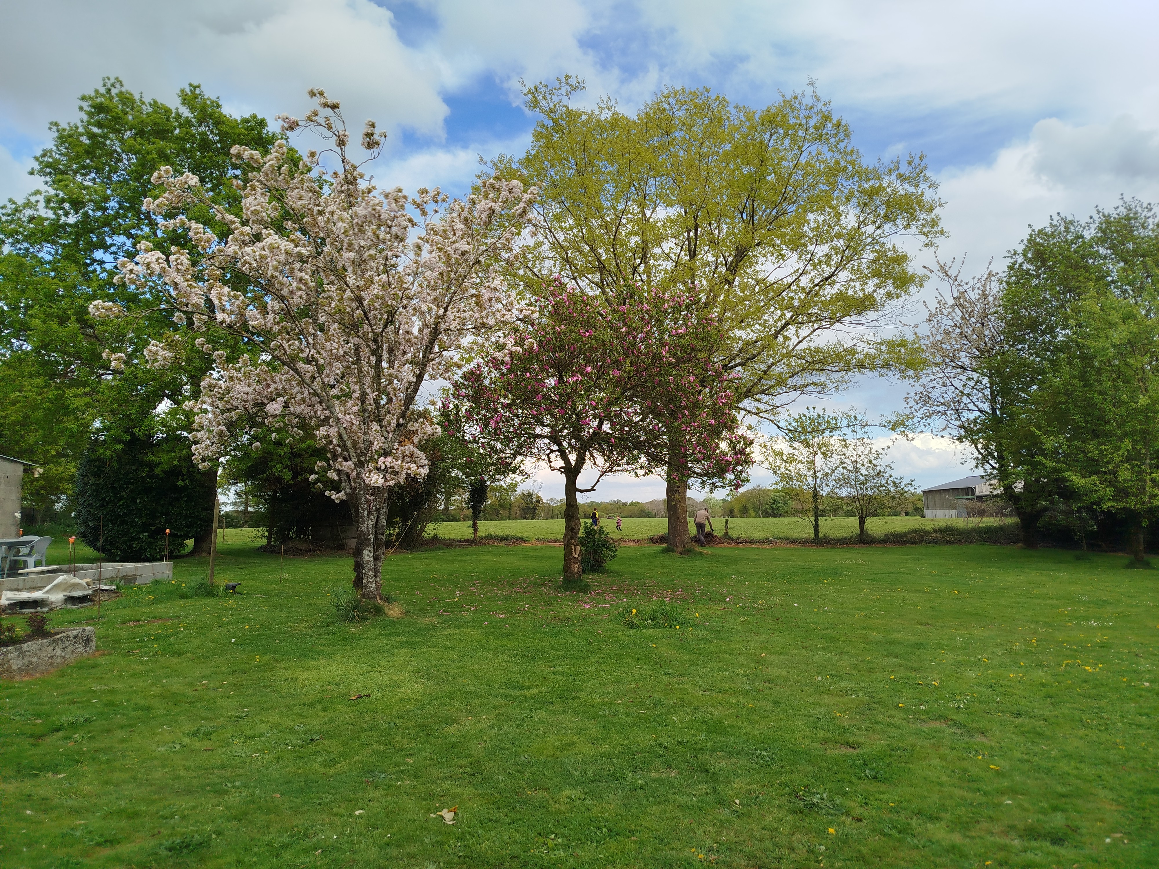outside superb views over the countryside