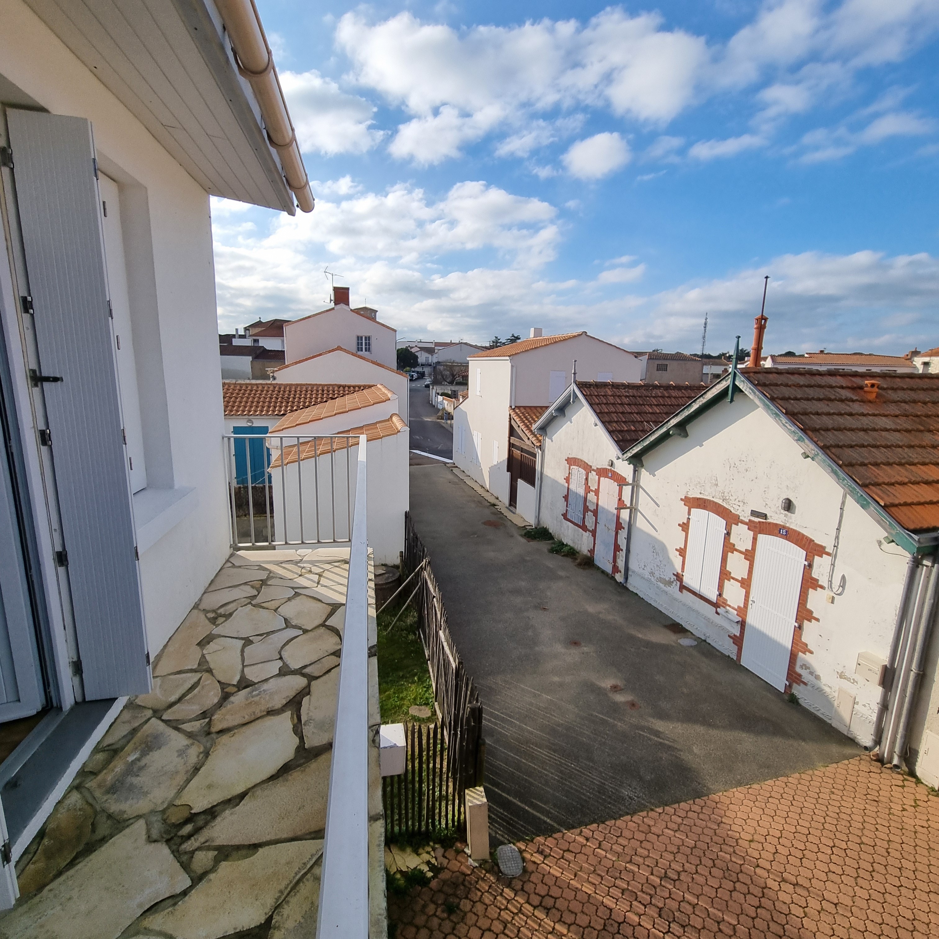 vue du balcon de la chambre