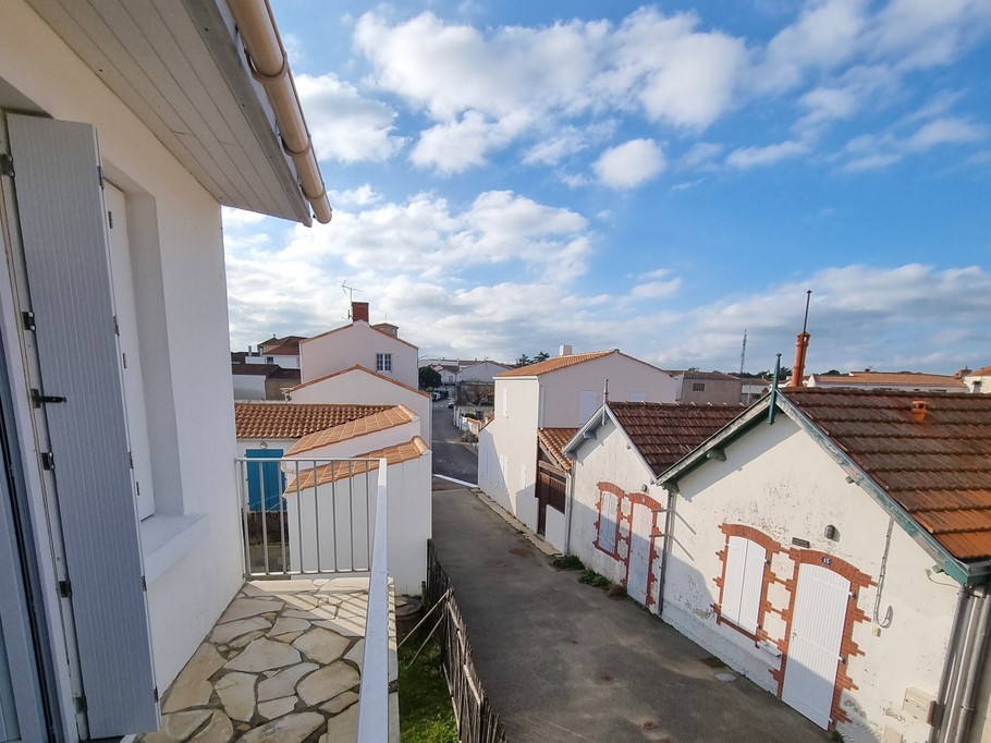 vue du balcon de la chambre