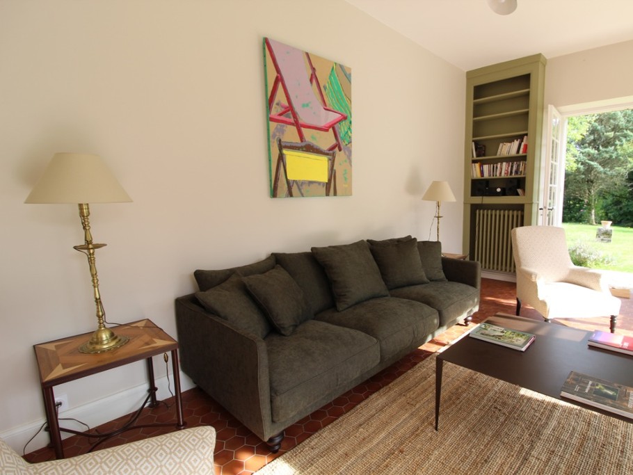 Salon lumineux - Gite la Petite Varenne