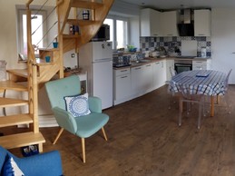 Pièce à vitre salle à manger, cuisine