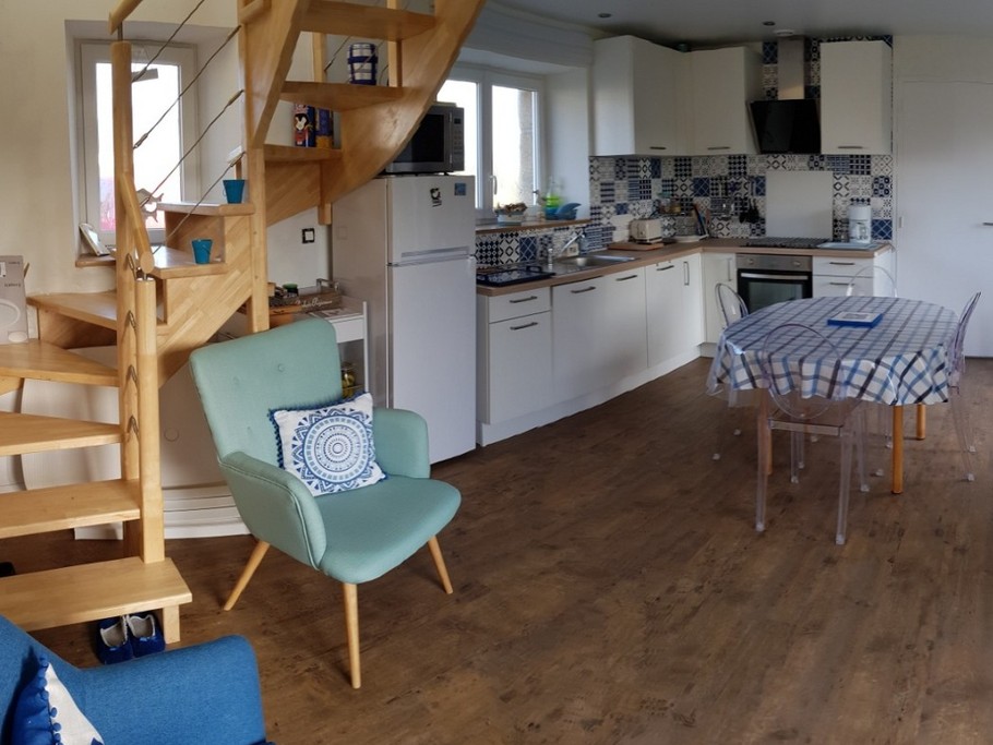 Pièce à vitre salle à manger, cuisine