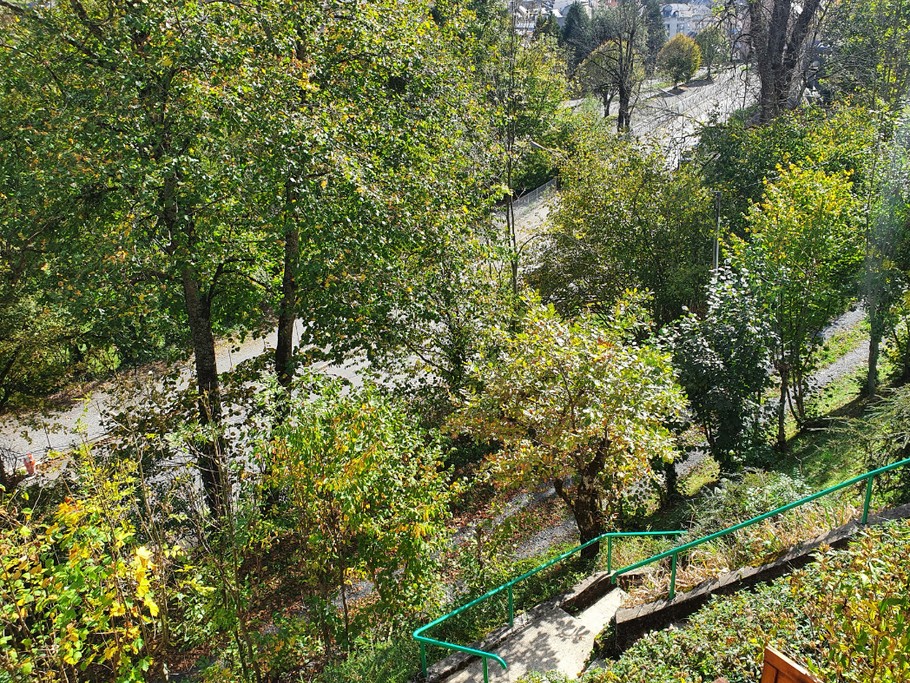 Chemin pieton pour descendre en ville (10mn)