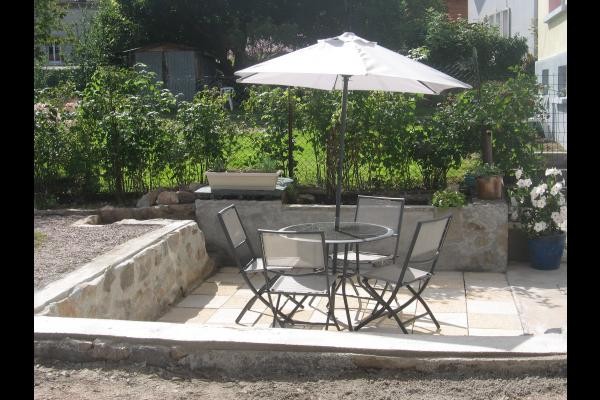 Deuxième espace terrasse - Appartement Jaune Jonquille
