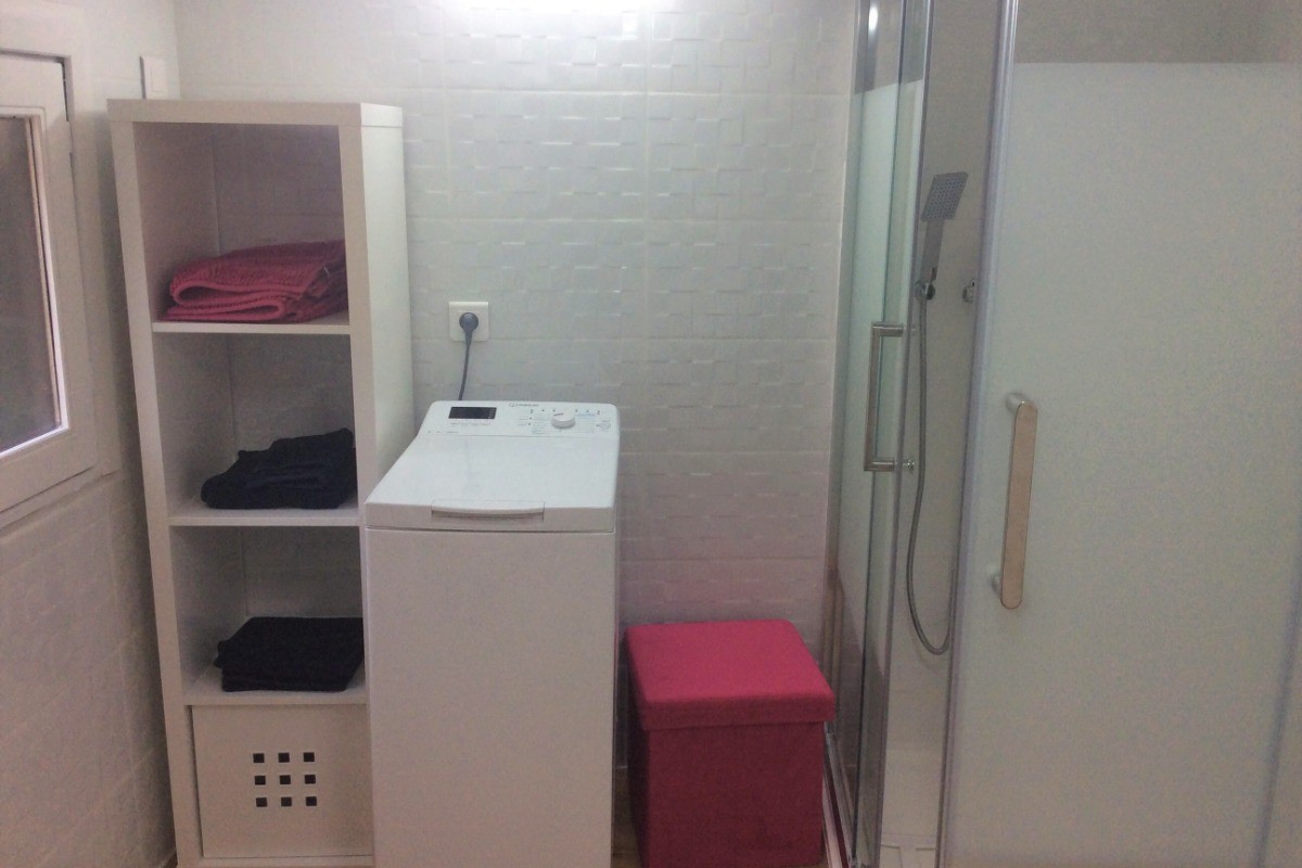 La salle d'eau, Charmant studio, Promenade des Anglais, Nice Côte d'Azur