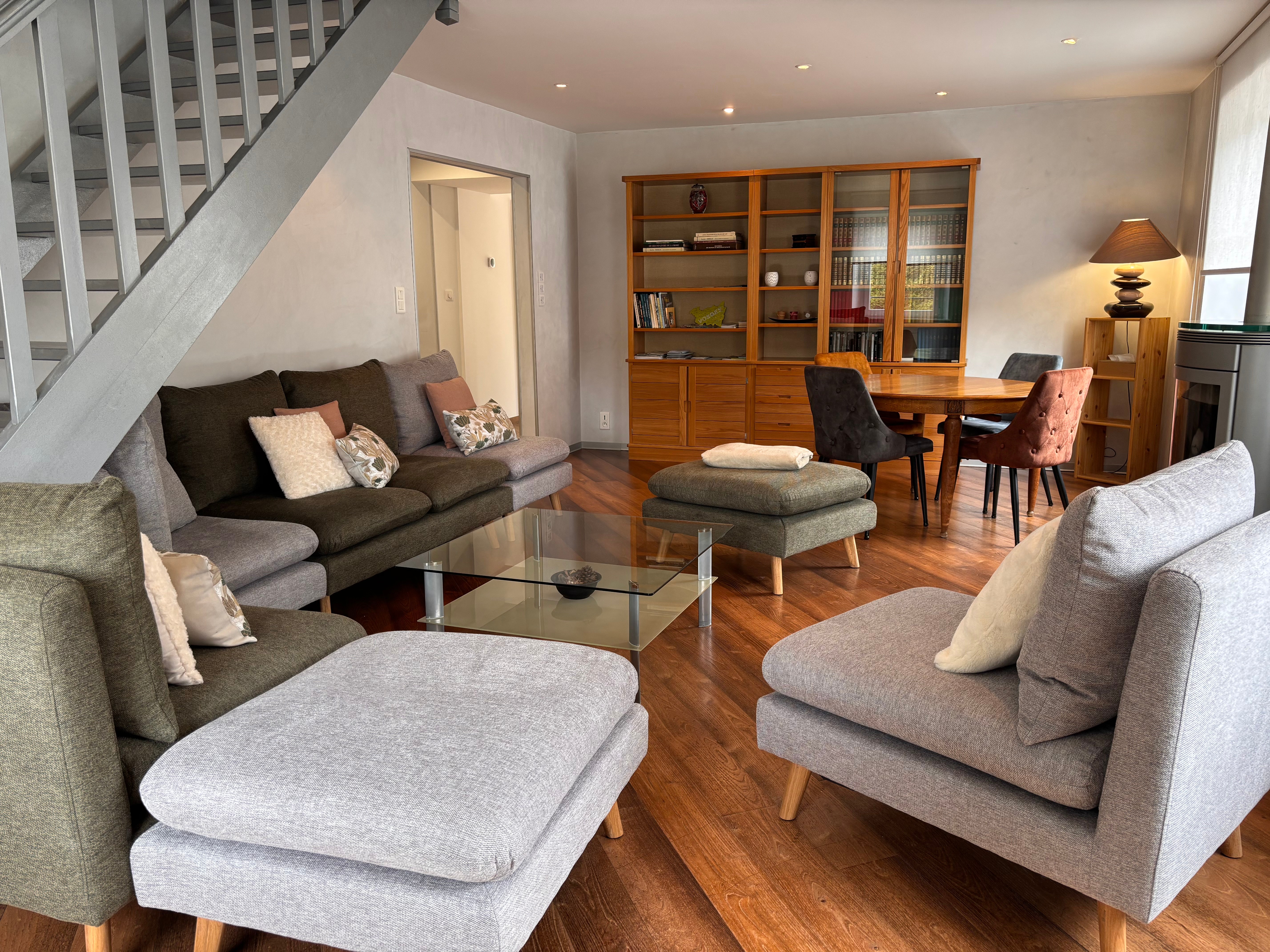 Living room - Gîte Le Pré de la Bresse, Cleurie, Vosges