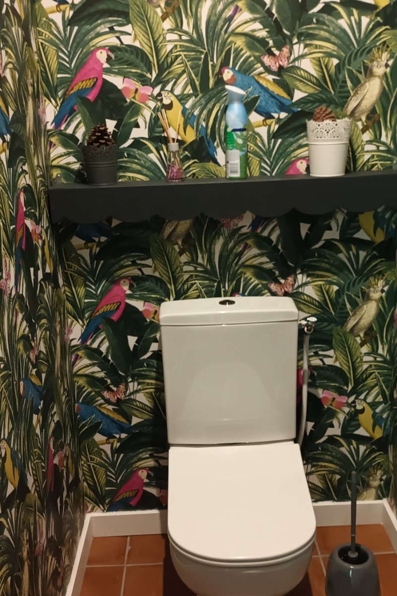 les WC séparés avec lave main