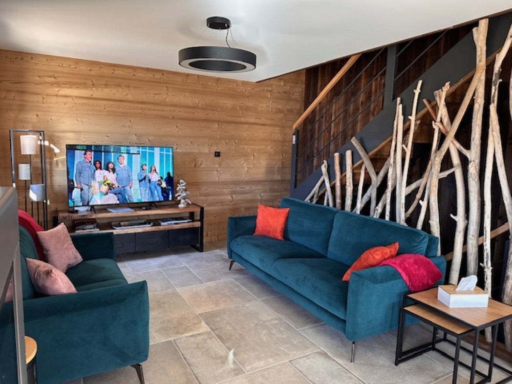 Salon/ séjour  - Chalet Plume d'eau