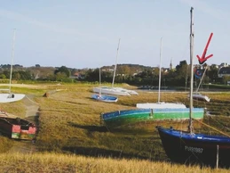 suivez la flèche, c'est là !