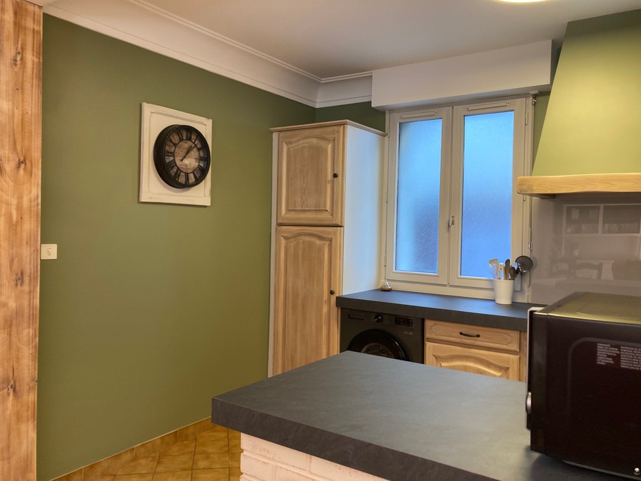 Cuisine ouverte sur le salon