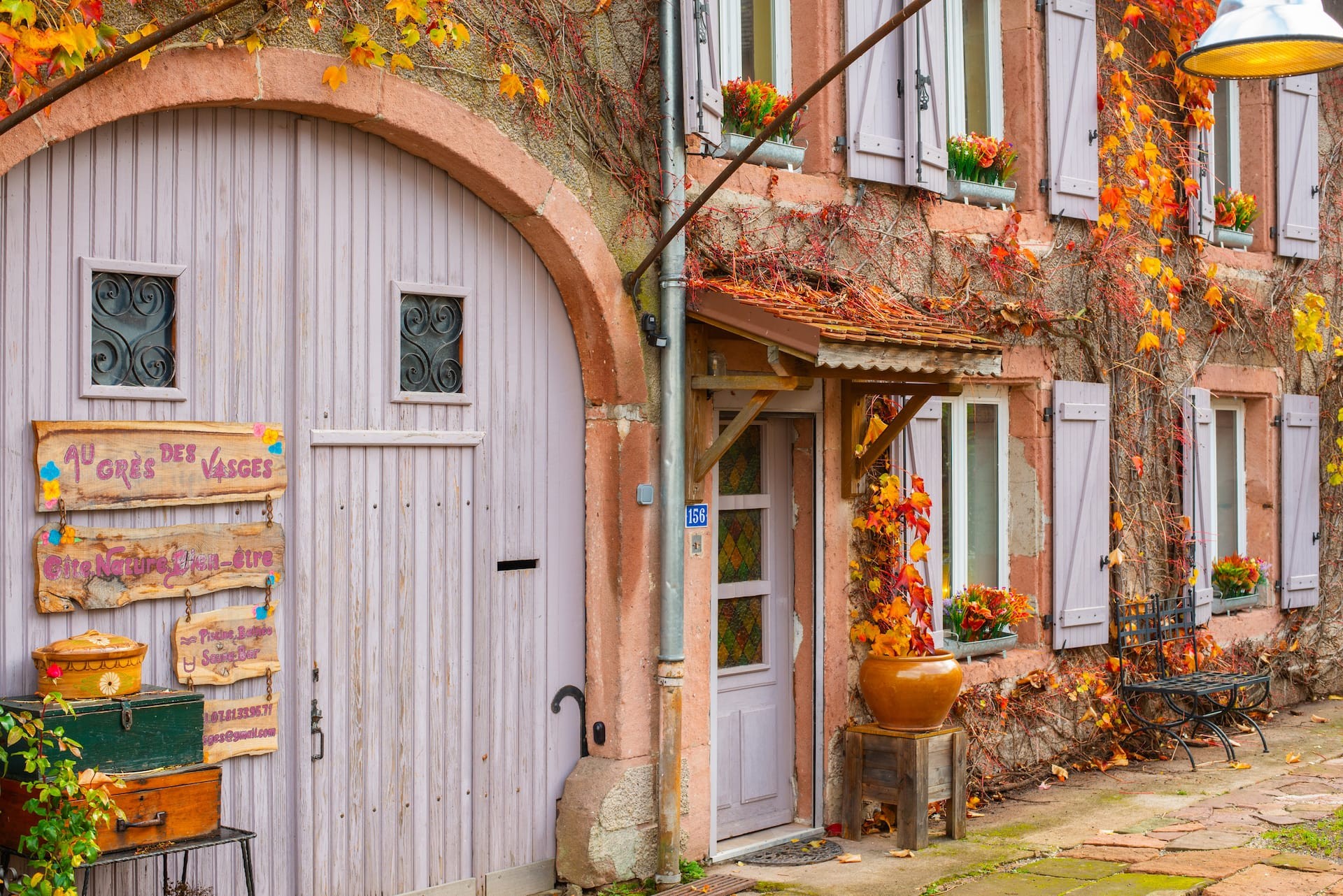 Outside - Well-being gîte with character in Grès des Vosges