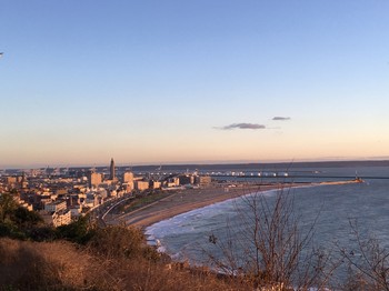coucher de soleil au Havre