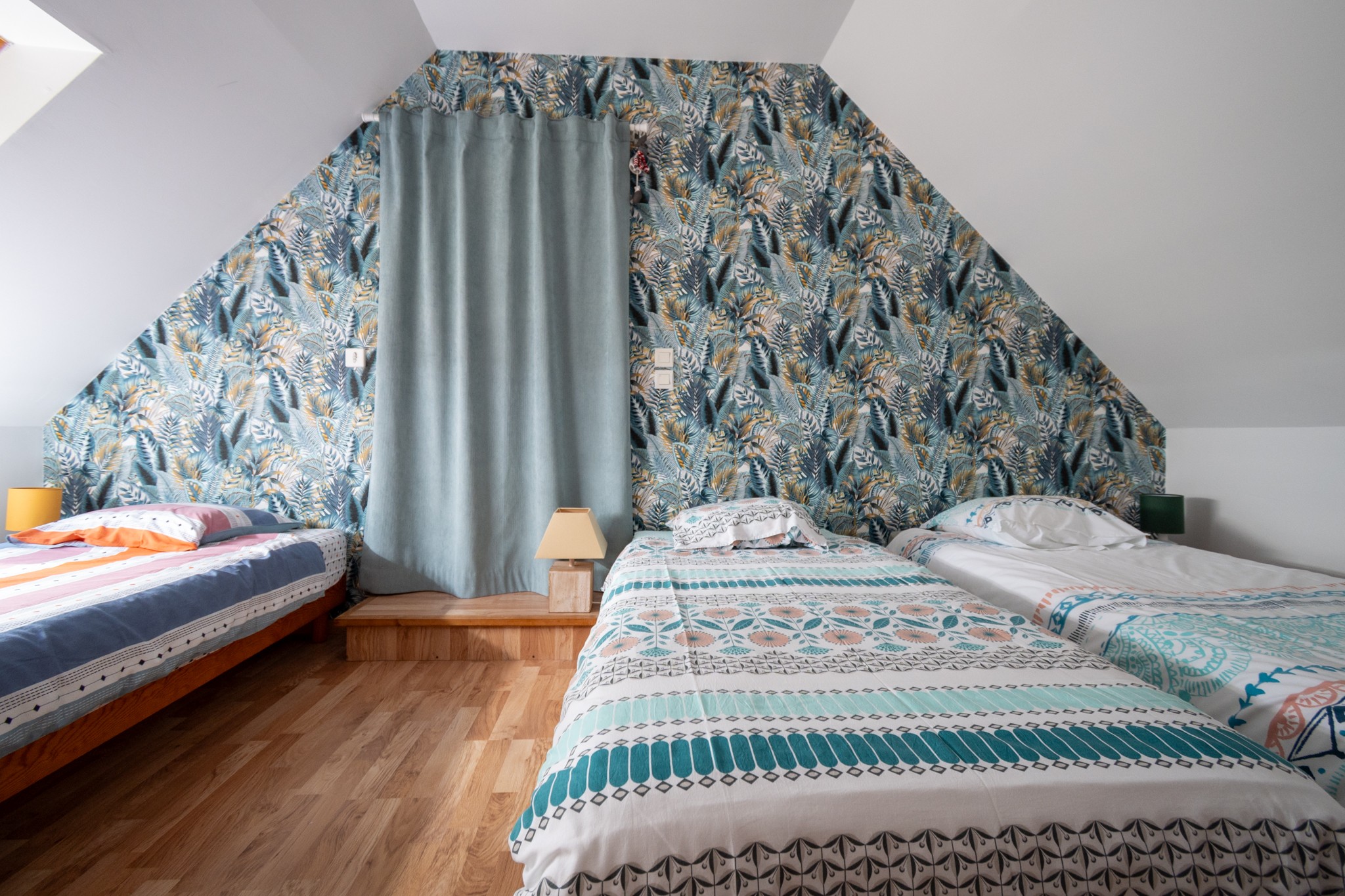 Chambre 3 lits individuels