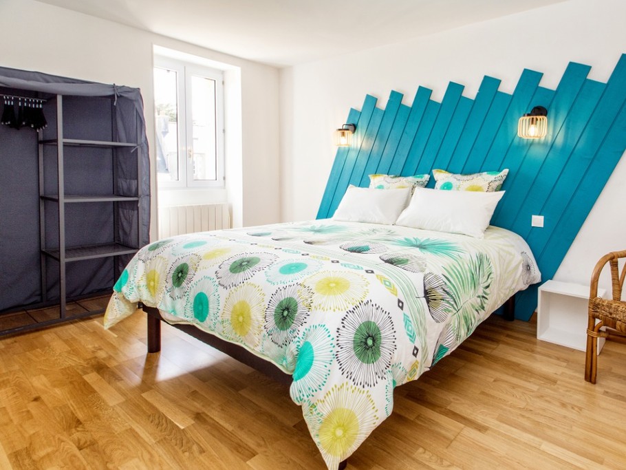 Chambre avec lit 160 à l'étage