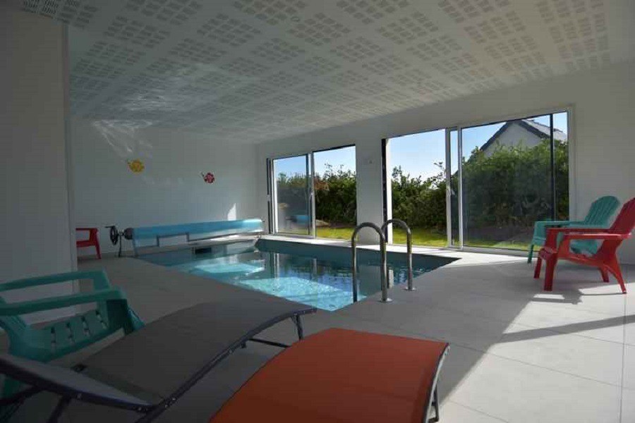Piscine intérieure chauffée