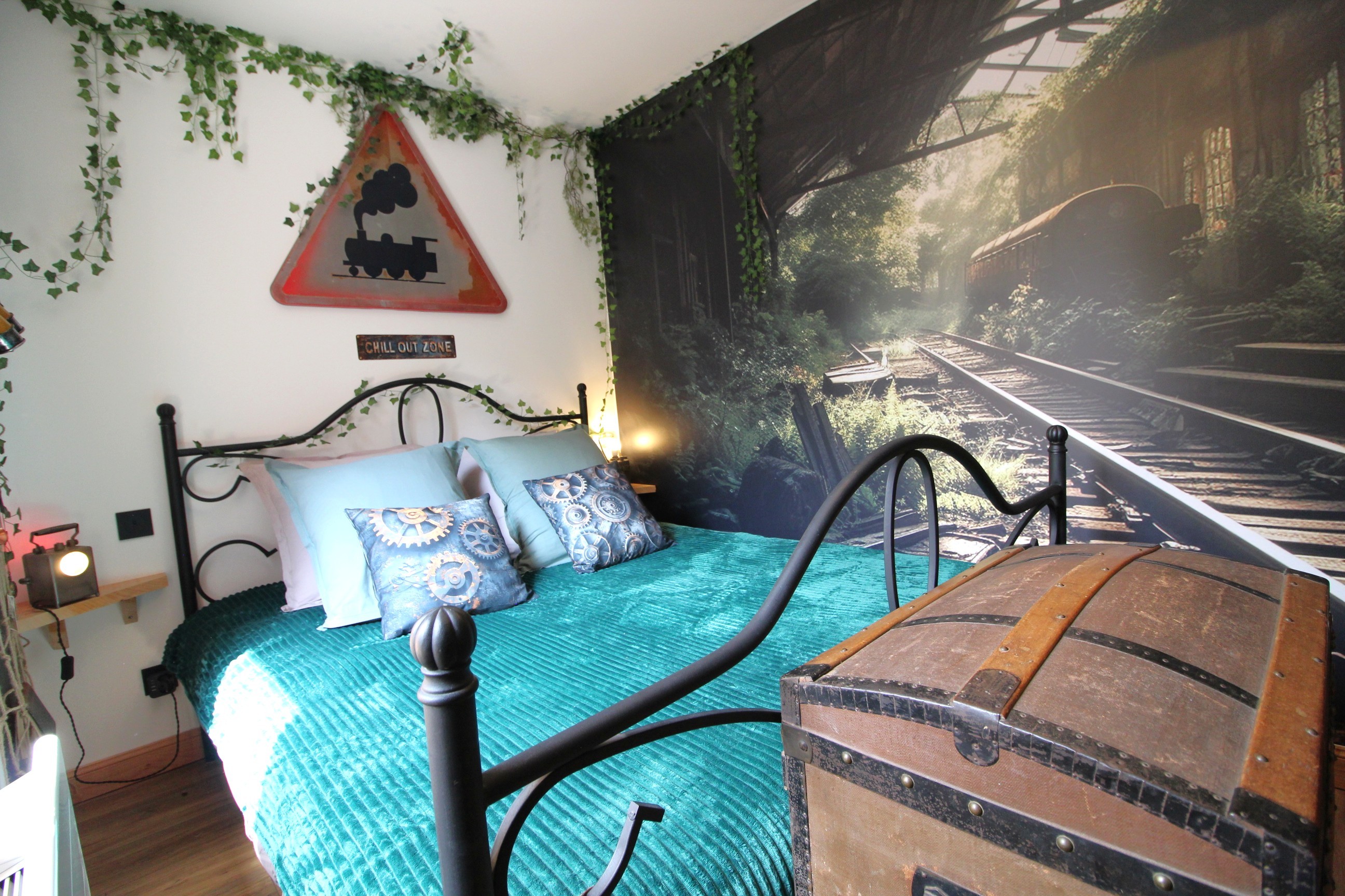 Chambre Verte "Gare Désaffectée" - Gîte de la gare d'Anould