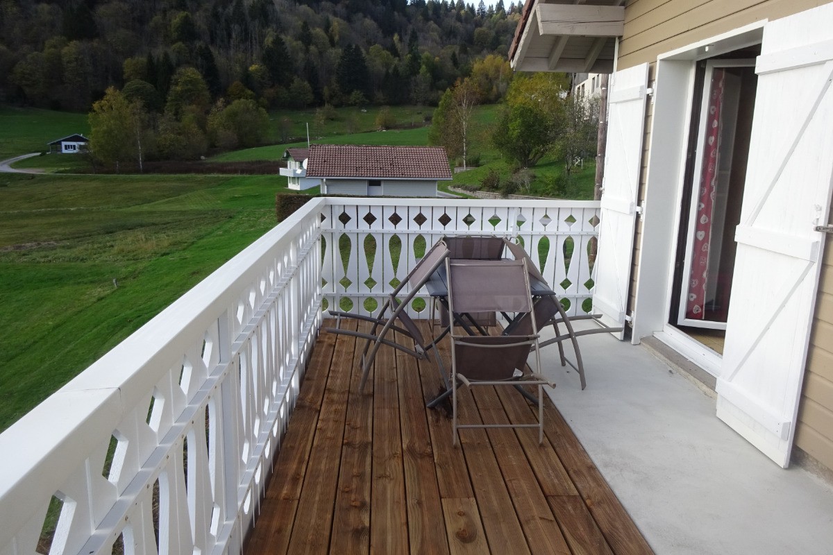 Terrasse privée - Chalet le Podent à La Bresse