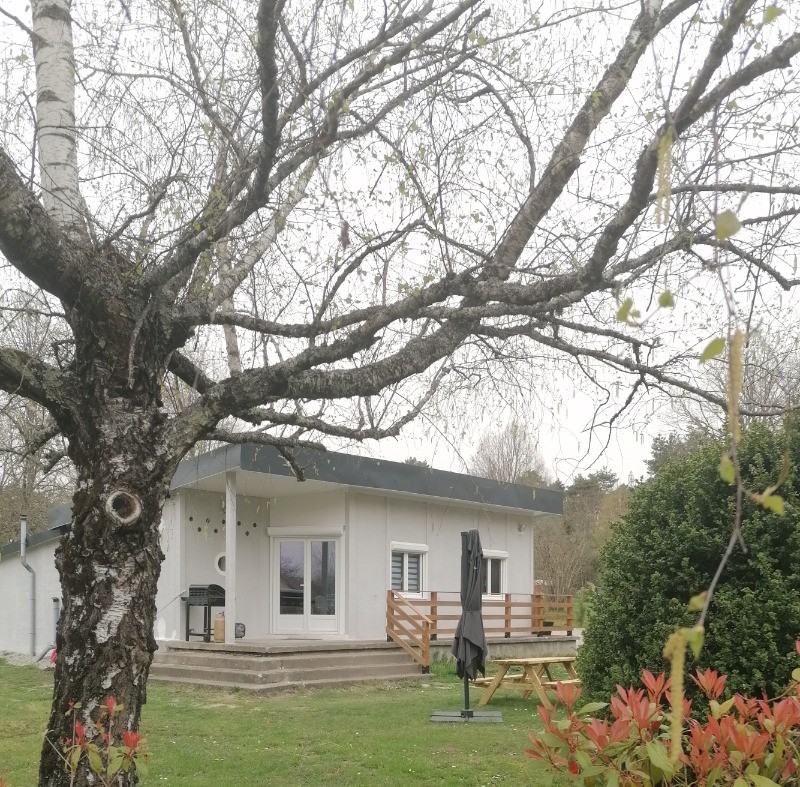 Grand jardin clos du gîte Marais du Cassan, Saint-Paul-des-Landes