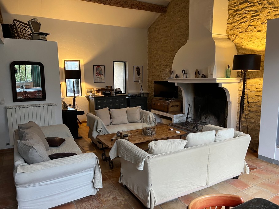 loft coin détente cheminée canapés